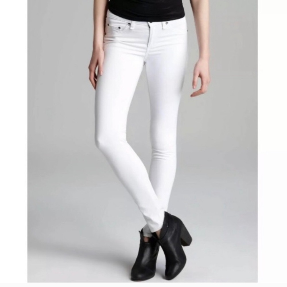Rag & Bone White Skinny Jeans Sz 26